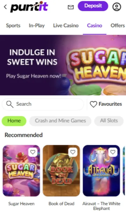 Puntit Casino and App